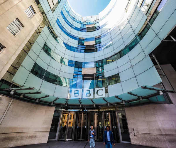 Londra'da, hdr BBC yayın evleri — Stok fotoğraf