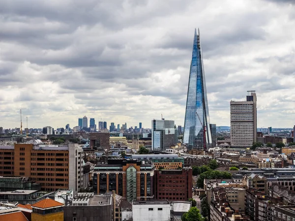 De skyline van de stad van Londen, hdr — Stockfoto
