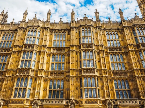 Casas do Parlamento em Londres, hdr — Fotografia de Stock
