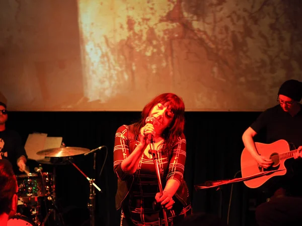 Lydia lunch konzert in turin — Stockfoto