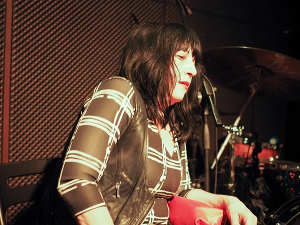 Lydia lunch konzert in turin — Stockfoto