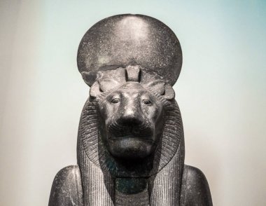 Tanrıça Sekhmet hdr Londra'da British Museum'da