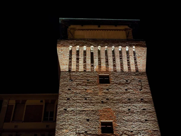 Torre de Settimo por la noche — Foto de Stock