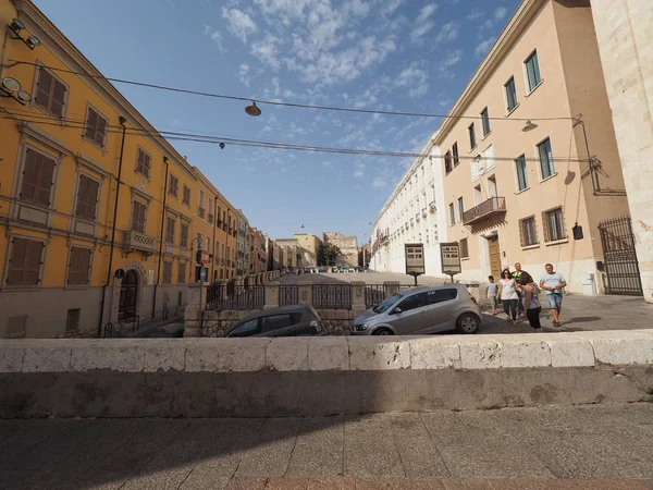 Castello quarter in Cagliari — Stock Photo, Image