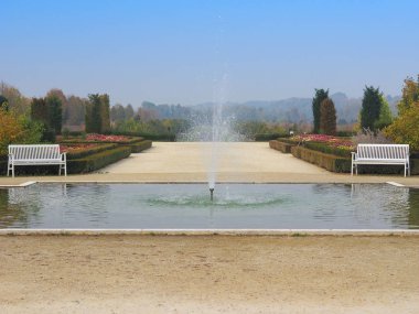 Venedik 'teki Reggia di Venaria Bahçeleri Çeşmesi