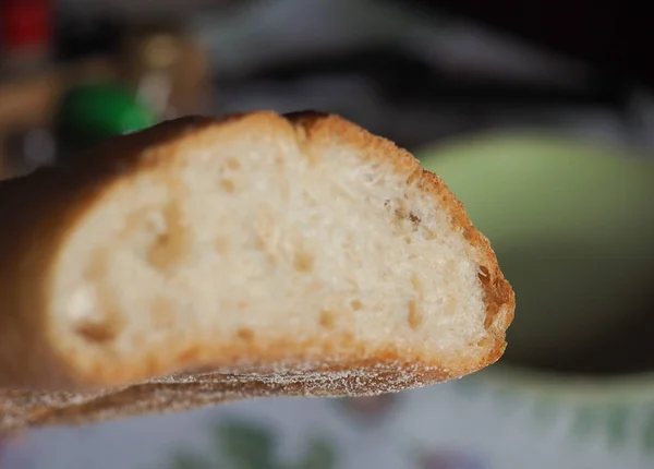面包食物背景与拷贝空间 — 图库照片