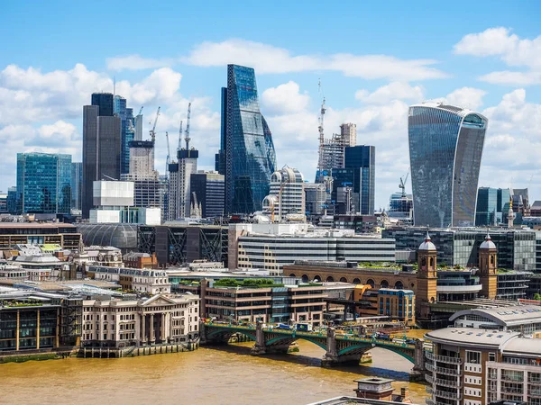 Panoramę miasta Londyn, hdr — Zdjęcie stockowe