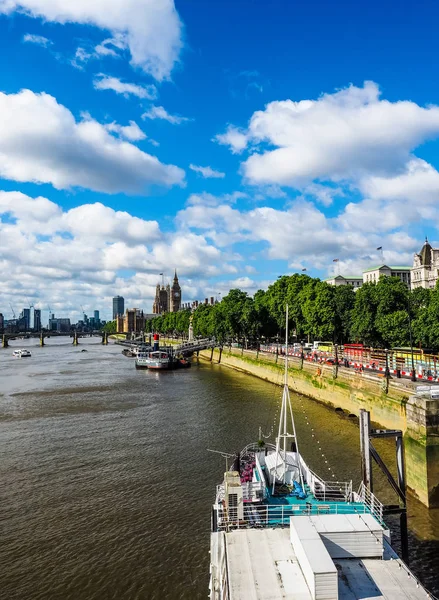 Casas do Parlamento em Londres, hdr — Fotografia de Stock