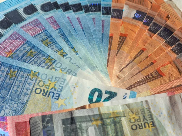 Euro notes, European Union background — Stock Photo, Image