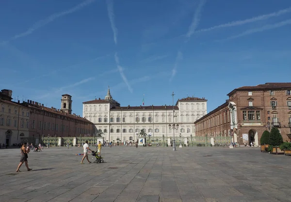 Piazza Castello square in Turin — Stock Photo, Image