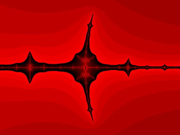 Red fractal background — Stock Photo, Image