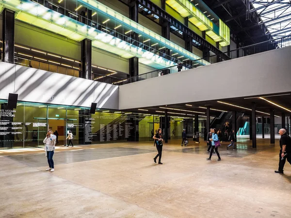 Tate Modern türbin Hall Londra, hdr