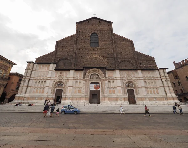 San Petronio church in Bologna — Stock Photo, Image