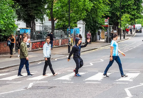 Londra (Hdr geçitte Abbey Road) — Stok fotoğraf