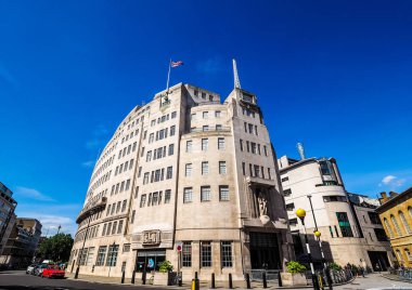 Londra'da, hdr BBC yayın evleri