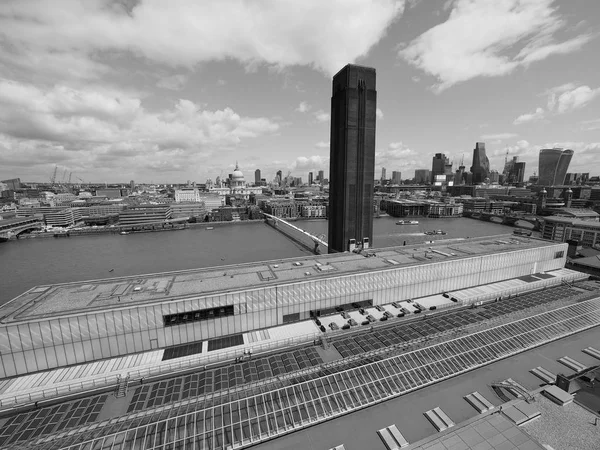 London city skyline svart och vitt — Stockfoto