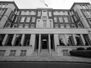 Savoy yer Londra siyah ve beyaz