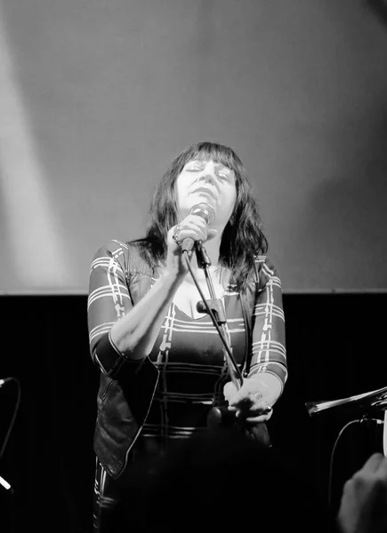 Lydia Lunch concert in Turin — Stock Photo, Image