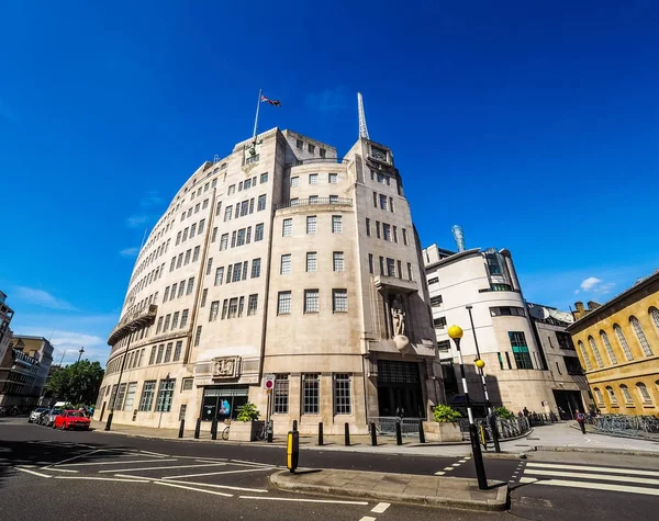 BBC Broadcasting House in London, hdr — Stock Photo, Image