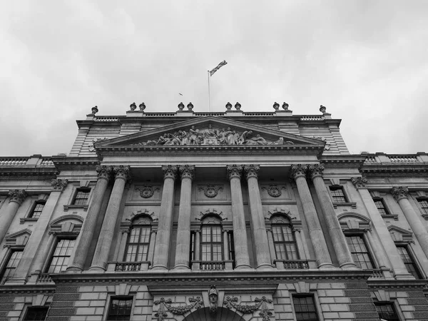 HMRC σε Λονδίνο μαύρο και άσπρο — Φωτογραφία Αρχείου