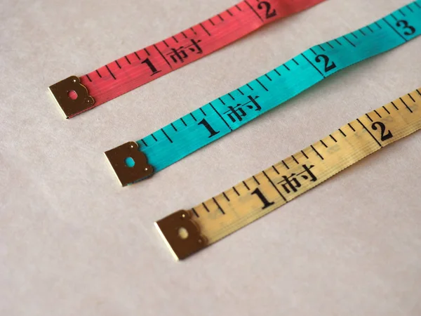 Tailor tape ruler in Cun (Chinese Inch) — Stock Photo, Image