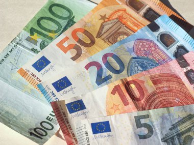 Euro notlar, Avrupa Birliği