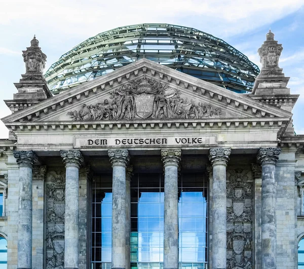 柏林的国会大厦 — 图库照片