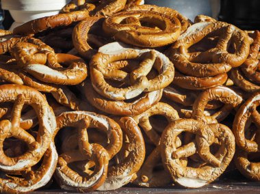 pretzel ekmeği.