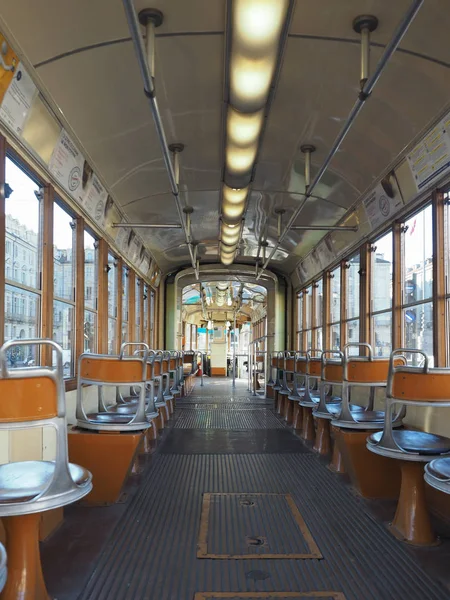 Tram vintage à Turin — Photo