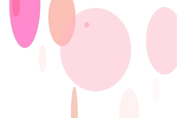 Abstrakt rosa ellipser illustration bakgrund — Stockfoto