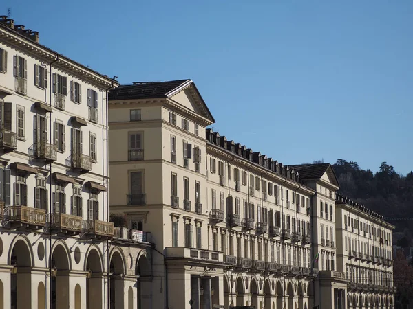 Torget Piazza Vittorio i Turin — Stockfoto