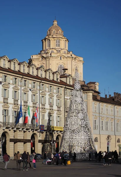 Noel ağacı, Torino — Stok fotoğraf