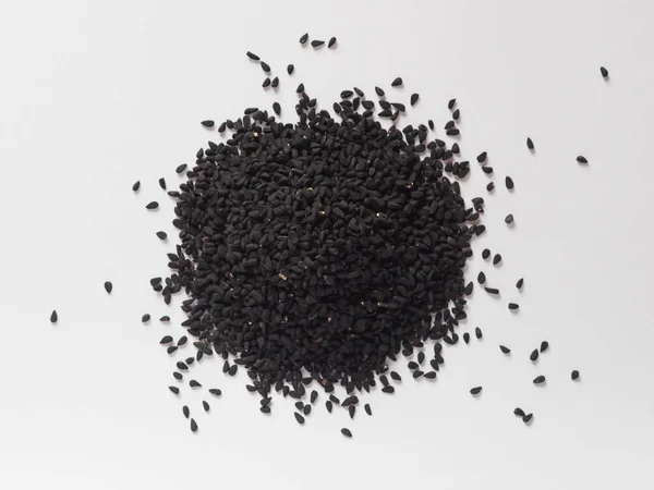 Nigella sativa (Schwarzkümmel) Samen — Stockfoto