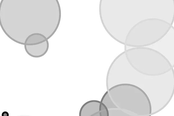Abstrakt grå cirklar illustration bakgrund — Stockfoto