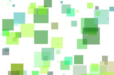 Soyut yeşil kareler resimde arka plan