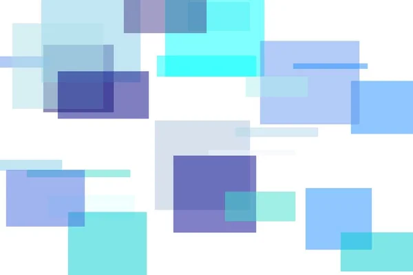 Astratto blu rettangoli illustrazione sfondo — Foto Stock