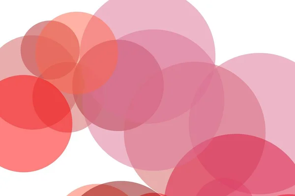 抽象红色圈子例证背景 — 图库照片
