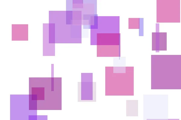 Abstrakte violette Quadrate Illustration Hintergrund — Stockfoto