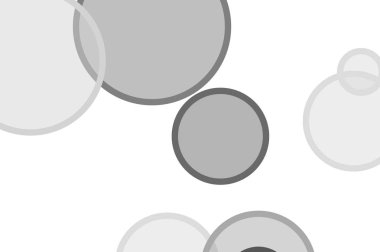 Soyut gri daireler resimde arka plan