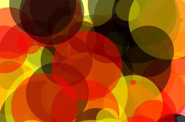 Arka plan illüstrasyon soyut sarı kırmızı gri daireler