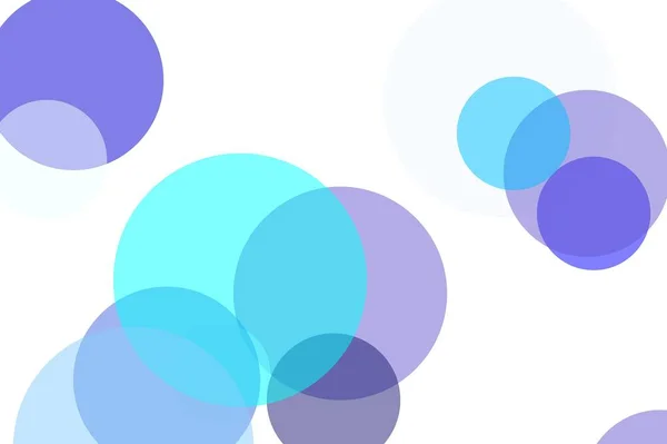 Abstract blue circles illustration background