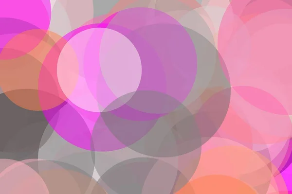 Abstract grey pink circles illustration background