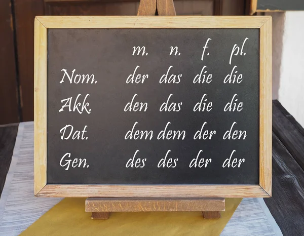 German Definite Article — Stock Photo, Image