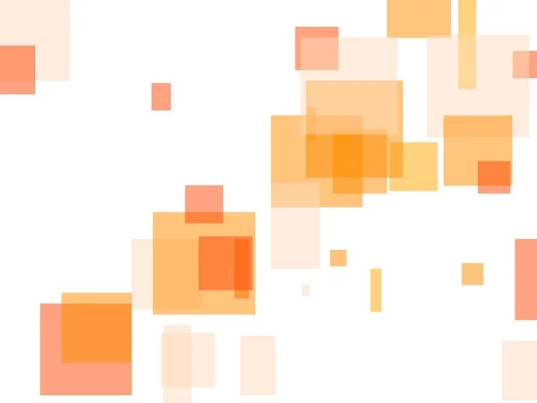 Abstract orange squares illustration background