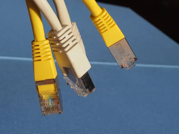 Steker ethernet RJ45 — Stok Foto