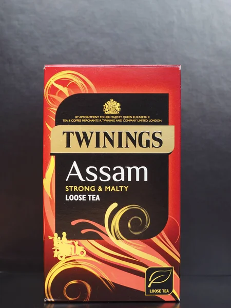 Twinings Assam loose tea in London — Stock Photo, Image