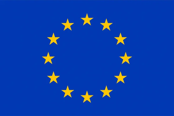 Bandiera dell'Europa, testurizzata — Foto Stock