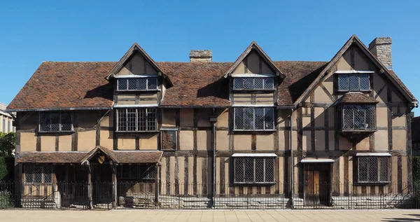 Lugar de nacimiento de Shakespeare en Stratford upon Avon — Foto de Stock