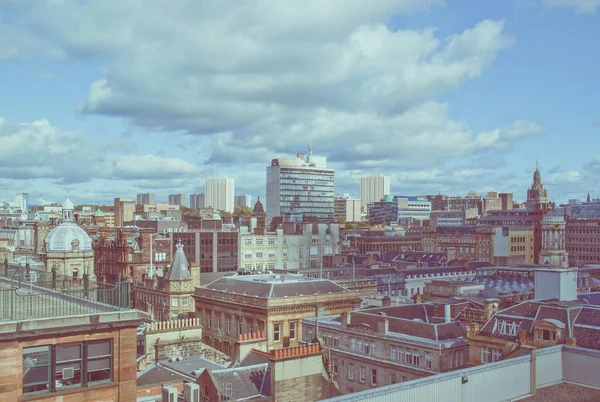 Vintage look Glasgow — Stock Photo, Image