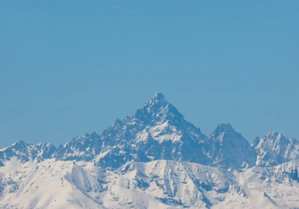 Monviso 在 Cottian 阿尔卑斯, 意大利 — 图库照片